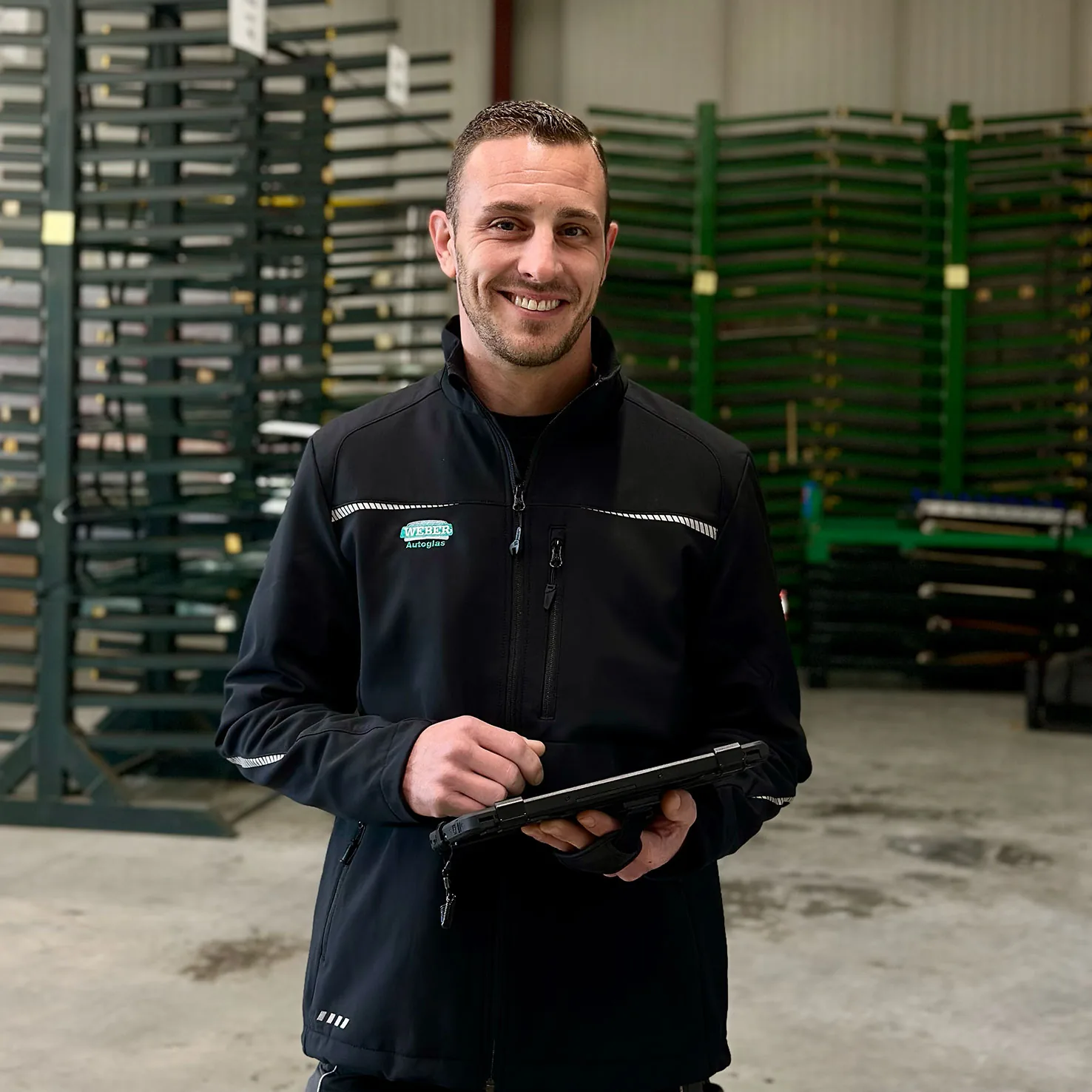 Yanick Scheiff, technischer Betriebsleiter bei WEBER Autoglas